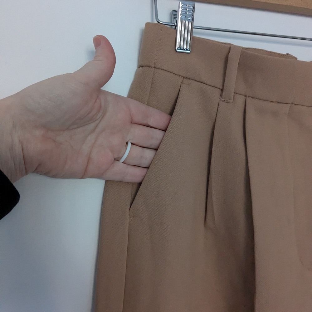 NWOT Abercrombie and Fitch A&F Sloane Tailored Pant in Brown - Picture 4 of 10